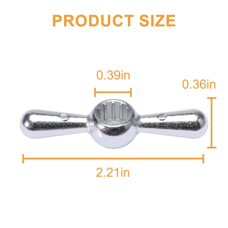 VIDABTE PP806-15 01-5097 Lawn Faucet Hose Bibb Tee Handle, Outdoor