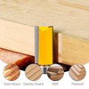 HUHAO Pattern Flush Trim Router Bit 1/4 Shank Carbide Tipped