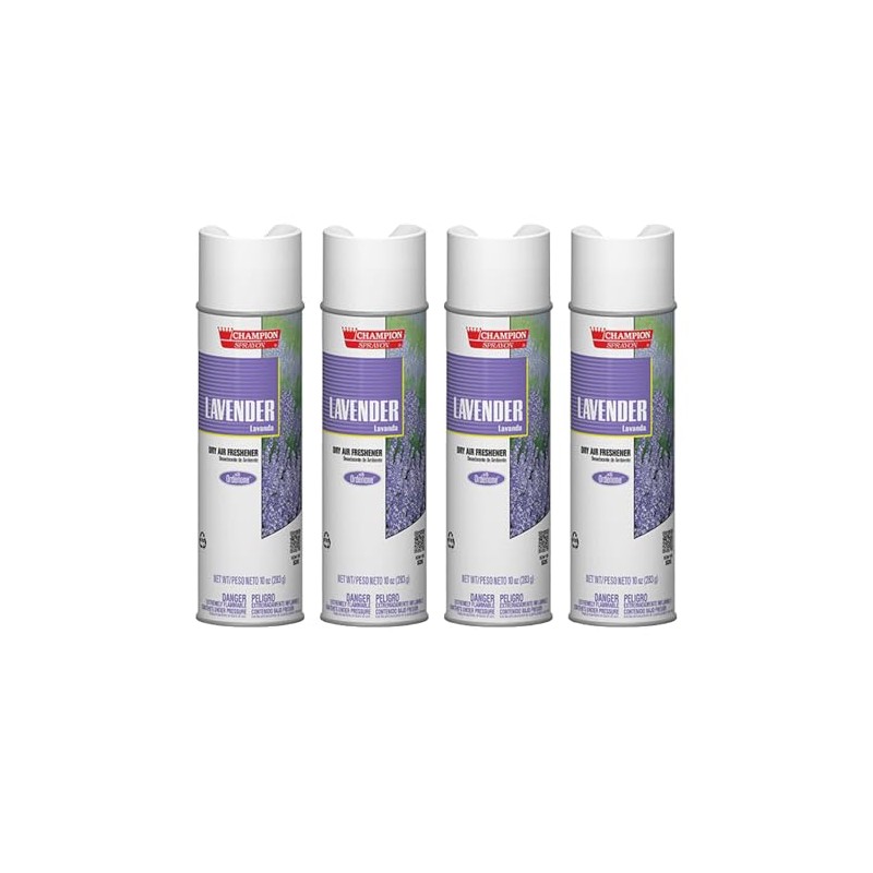 Champion Sprayon air fresheners Lavender net 15 oz.. 4 count