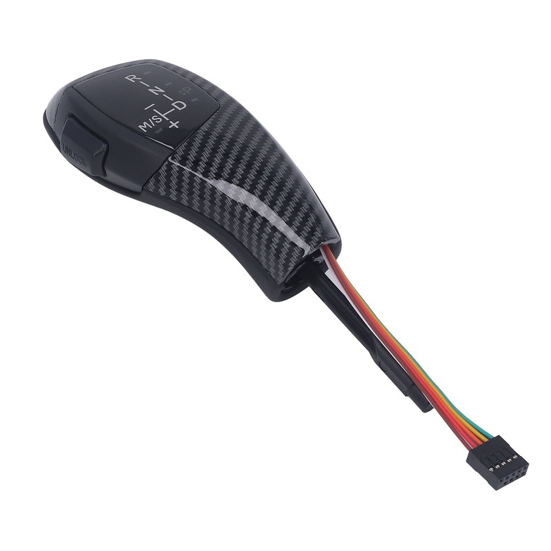 LED Gear Shift Knob Red Engine Start Button Cover Kit