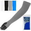 Fieldrun Seamless Cool Arm Sleeve (Hand Cover Type) Top Cool Arm Sleeve (Blue) 10ea