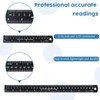 4 PCS Metal Ruler Kit, 12 Inch and 6 Inch