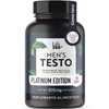 LIFE 360+ Mens Testo Platinum con Creatina Maca L-Arginina |