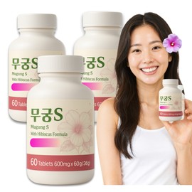 Rose of Sharon Fit Rose of Sharon Extract 99% Mugungfit Efficacy 60 Tablets 3 Bottles / 무궁 무궁화 핏 무궁화정 무궁화추출물 99% 무긍핏 효능 효과 60정 3병