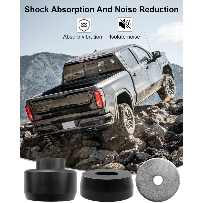 QAGGUM Body Mount Bushing Kit Fit for Chevy GMC Silverado