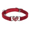 WDPAWS Cat Collar, Kitten, Sparkling, Crystal Collar, Dog, Cute, Heart,