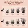 Higu clace Lash Clusters 168pcs DIY Eyelash Extensions Cat Eye