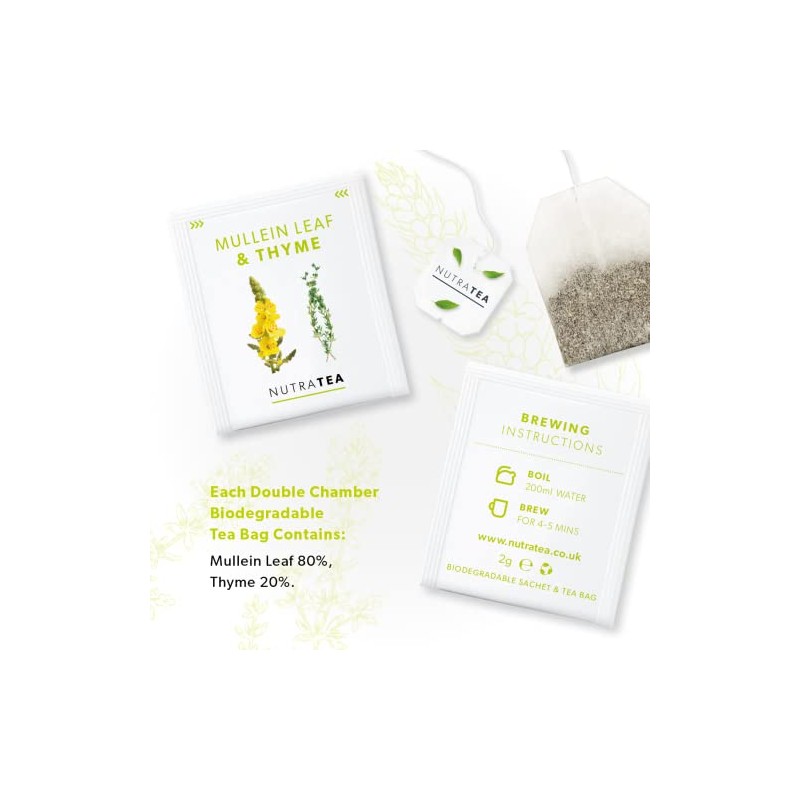 Nutra Tea Nutratea - Té de Gordolobo y Tomillo -