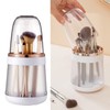 Tohoee 3 in 1 Makeup Brush Holder Cosmetic Organiser Removable