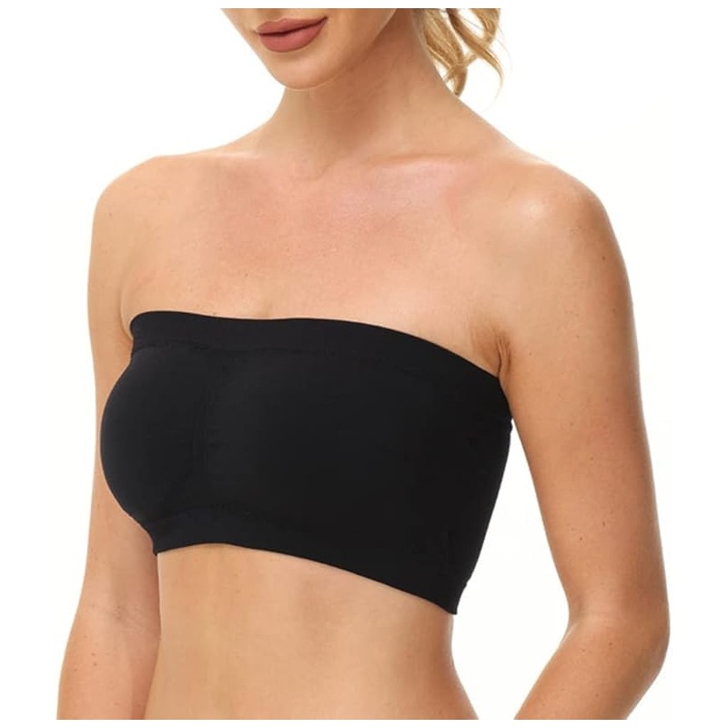 Avondii Women's Bra Set Bandeau Top Large Sizes Strapless Push