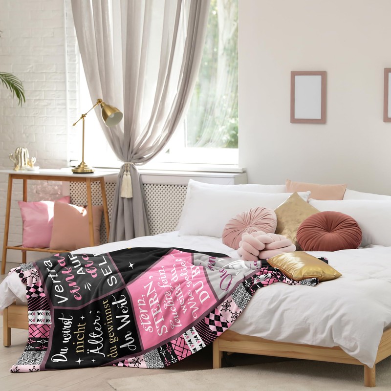 Jinmaple Blanket (150 x 130 cm, Birthday)