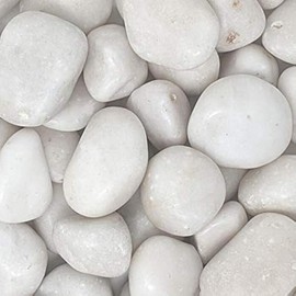 Midwest Hearth Decorative Polished White Stones 1" to 2" Size (10-lb Bag)