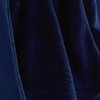 ROYAL VELVET Luxe Faux Rabbit Fur Navy Blue 60x70 Throw