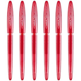 uni-ball Signo UM-170 Gelstick Gel Rollerball Pen - 0.7mm Tip - Red Ink - Pack of 6