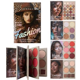 Paleta de Maquillaje - Iluminador Mezclable De 4 Capas - Paleta de Colorete e Iluminador | Para Mujeres Y Niñas Todo Tipo De Piel Cumpleaños Navidad Cita Evento