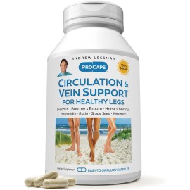ANDREW LESSMAN Circulation & Vein Support for Healthy Legs 30 Capsules - High Bi