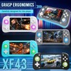 XF43 Retro Handheld Game Console - 4.3" IPS Screen, 3000mAh