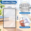 3-Pack 3X Reading Magnifier Sheets for Books, Menus & Documents
