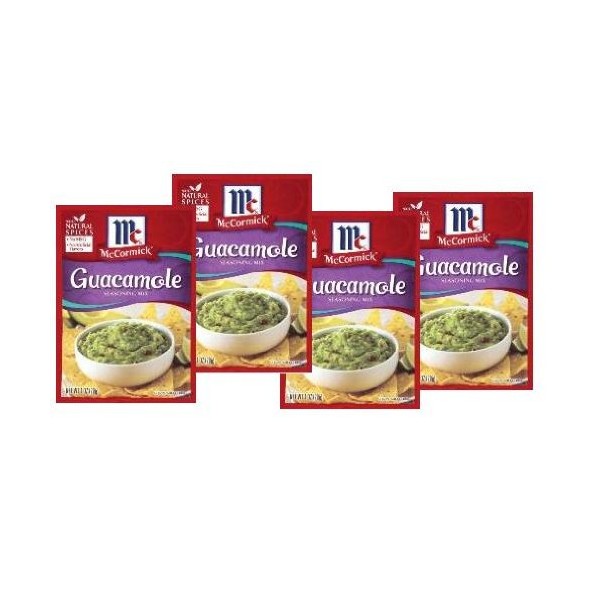 McCormick Guacamole Seasoning Mix (1 oz Packets) 4 Pack