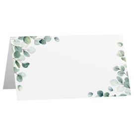 50 Pcs Foldable Party Table Place Cards Table Tent Cards Name Cards for Table Setting Weddings Dinner Parties Banquets Occasions and Events