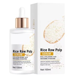 Rice Raw Pulp con Ácido Hialurónico, Hidratante y Blanqueador, Reduce Poros, 100ml