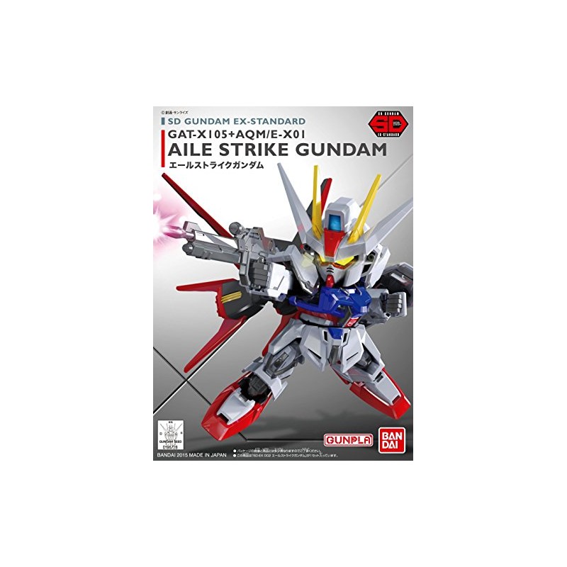 Bandai Hobby SD EX-Standard Aile Strike Gundam Action Figure