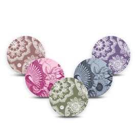 ExpressionMed - Adhesive Patch for Libre 3 Overpatch (5-Pack) - Pre-Cut, Waterproof, Non-Fraying CGM Tape (Tranquility Variety Pack)