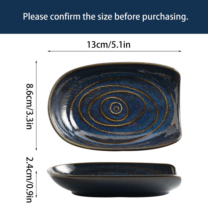 Ceremic Spoon Rest for Stove Top, Spoon Holder for Kitchen