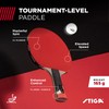STIGA Pro Carbon Performance-Level Table Tennis Racket with Carbon Technology