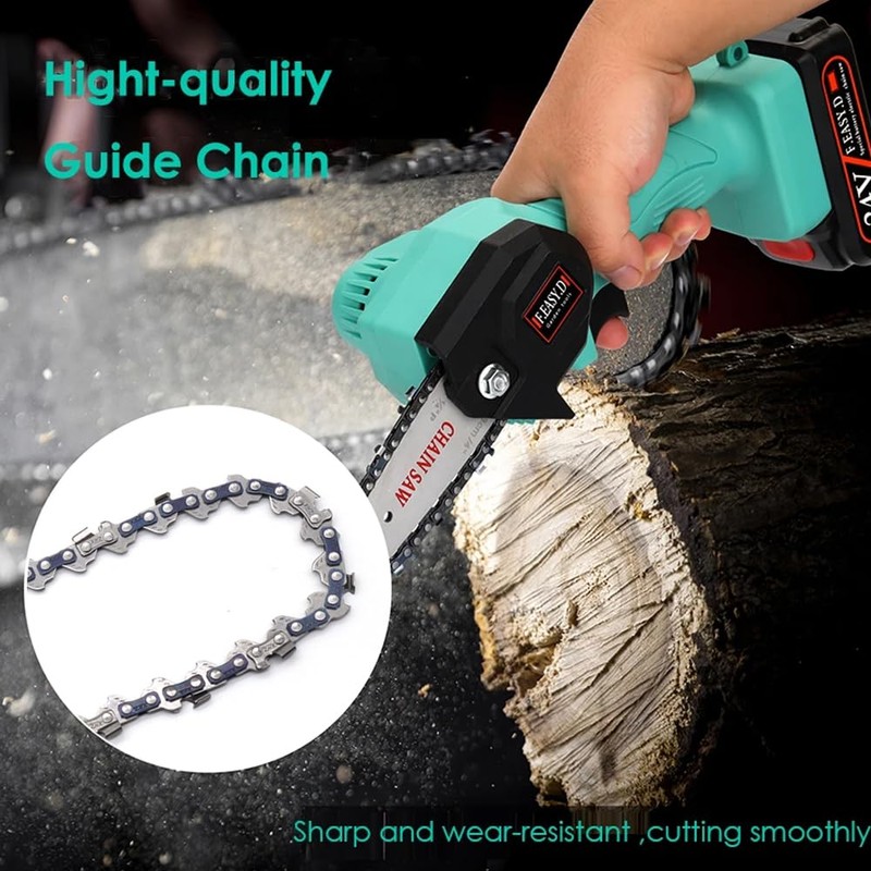 KtbeYTi 5 Pcs Mini Chainsaw 6 inch Chain with 6