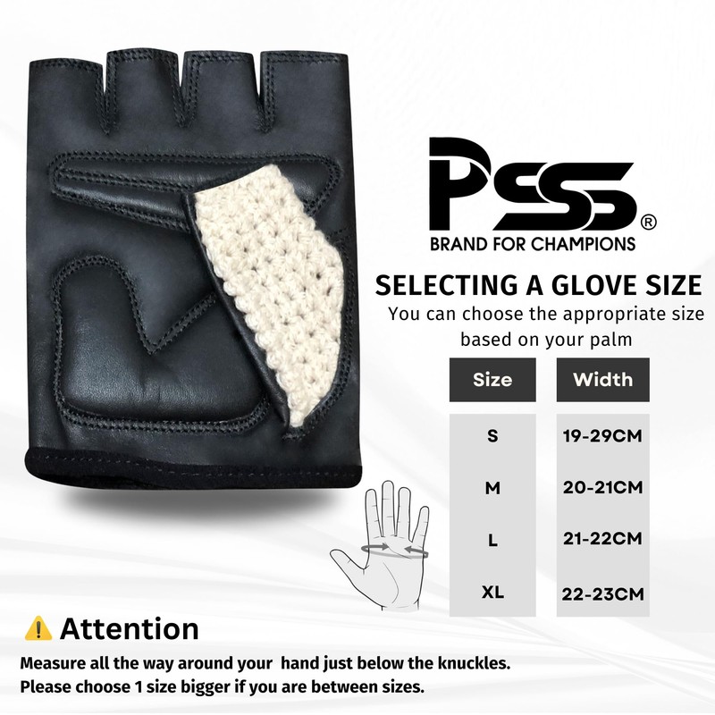 Prime Finger Less Net Cycle Padded Gloves Biker Fitness Gym