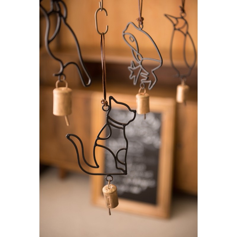 Posh Living 63227 Iron Bell Cat W 5.3 x D