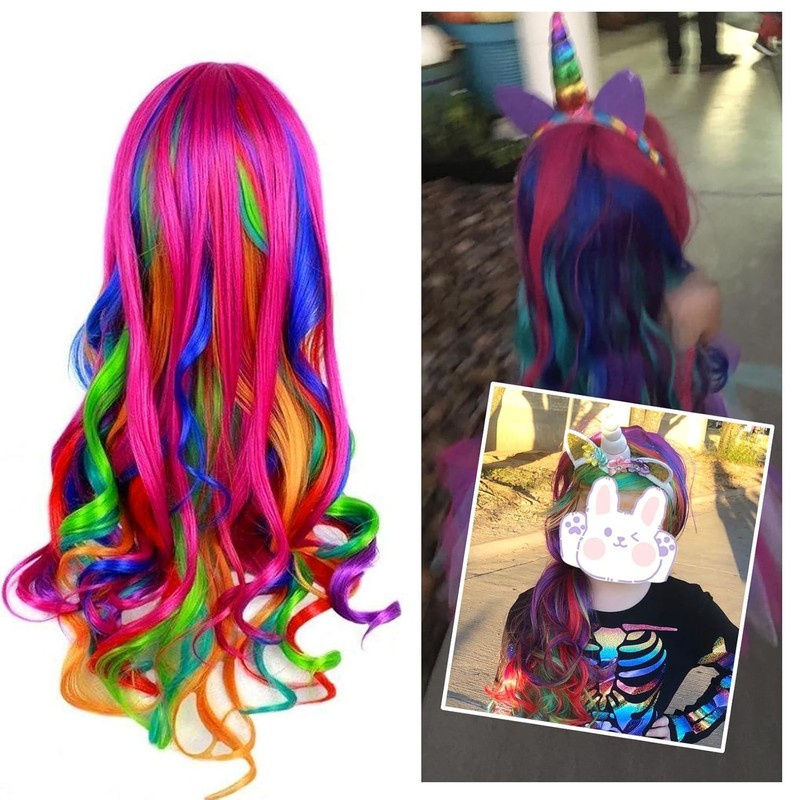 Wohlstand Cosplay Wig, Fancy Dress Wig, Women Curly Wig Cosplay