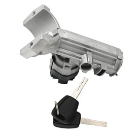 Hoypeyfiy Ignition Lock Switch Barrel with 2 Keys Replacement for Relay Ducato Boxer 1348421080 1361031080 1608501280 4162.HN 4162.SJ