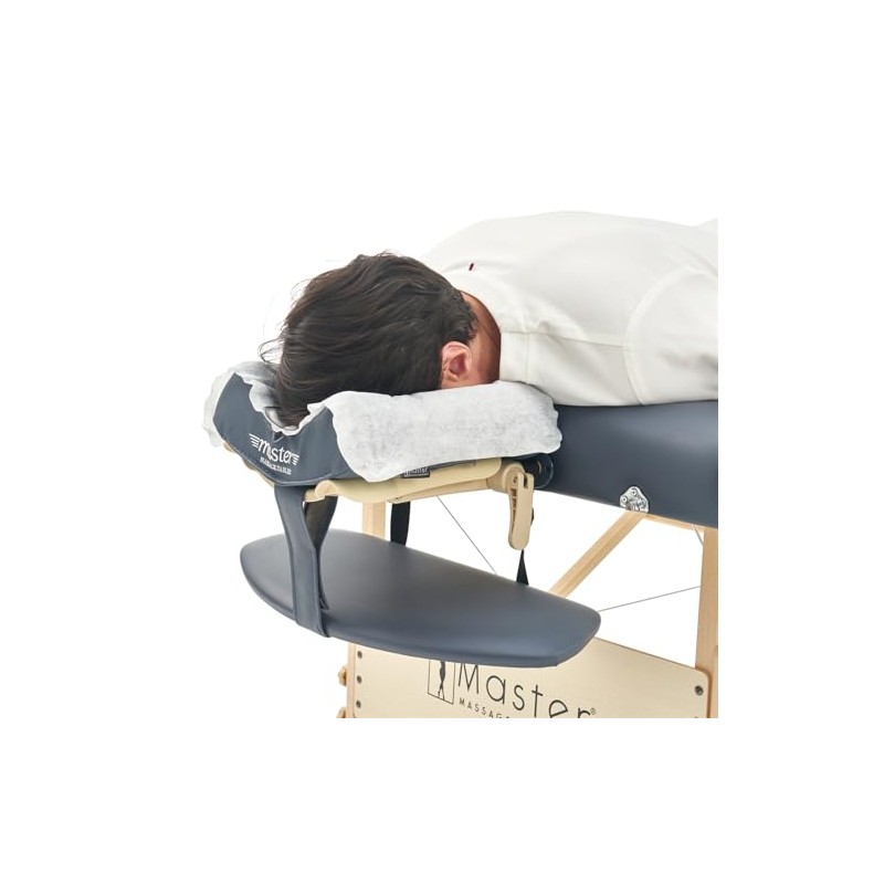 Master Massage Disposable Headrest Cover, Pack of 50 for Face