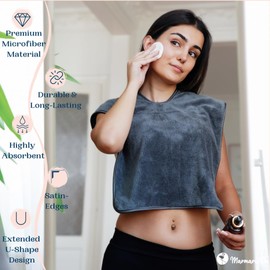 Set of 6 U-Shaped Esthetician Towels – Soft Microfiber Facial & Massage Towels, Spa & Salon Essentials for Facials, Skincare, and Massage Treatments