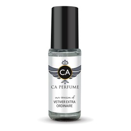 CA Perfume Impression of Vetiver Extraordinaire for Men Perfume Oil Amber Woody Scent Long Lasting Cologne for Men Travel Size Mini Perfume Sample TSA Ready Body Oil Roll-on 0.14 Fl Oz 4ml
