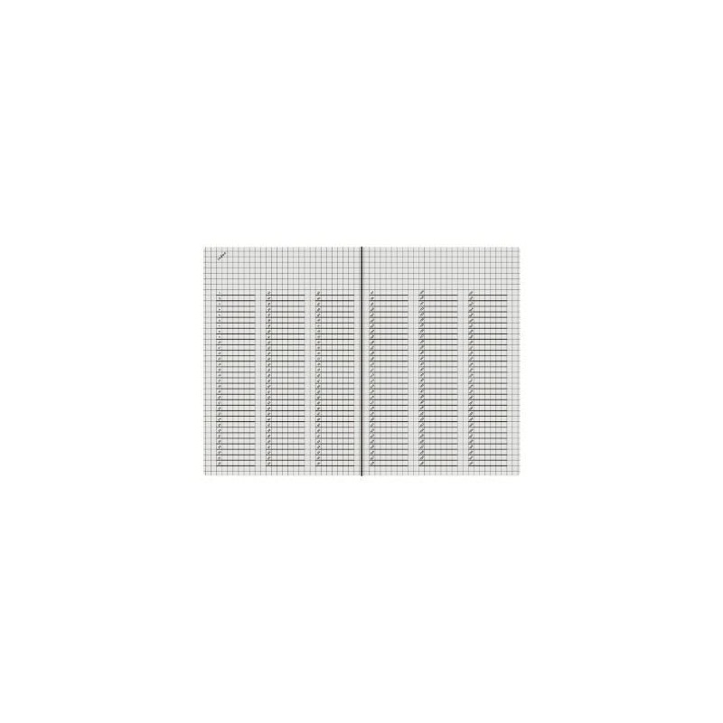Daigo isshoni. Notebook Number A5 Square Clear R1744