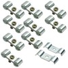 Kennel Clamps Shelf Pole Connector Double Port Pipe Clamps Clips