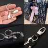 10 Pcs 25mm 30mm Keyring Metal Flat Split Key Ring