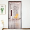 Simple Magnetic Screen Door Brown Magnetic Screen Door (100x210cm) 6ea