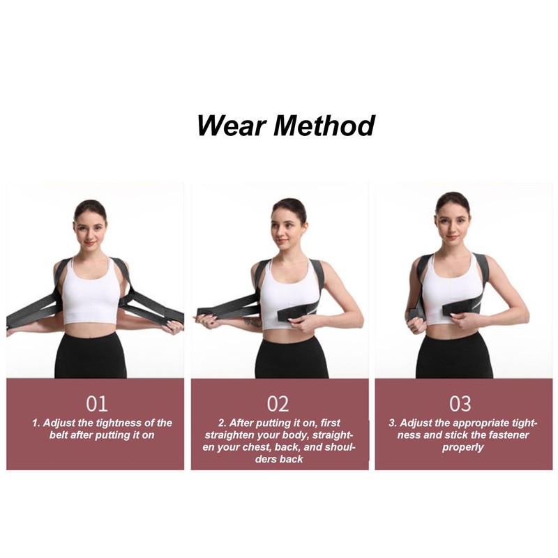 Hunchback Orthodontic Belt Back Support Strap Shoulder Posture Brace Band
