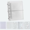 Sticker Album, Transparent M5, Clear Binder, 5 Holes, Set of