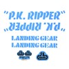 SE Bikes PK Ripper Decal Set null BLUE