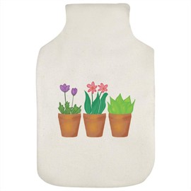 'Plants in Pots' Hot Water Bottle Cover (HW00041688)