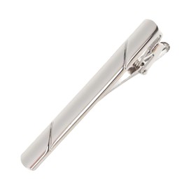 2.32" Metal Tie Clips for Men, Silver Tie Bar Clip Business Necktie Pinch Fashion Tie Clip Suit Accessories for Men Business Office Wear Party Wedding Gift Daily Life (5.9cm)