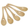 White House Wooden Bowl Spoons, Set of 5, Length 162mm