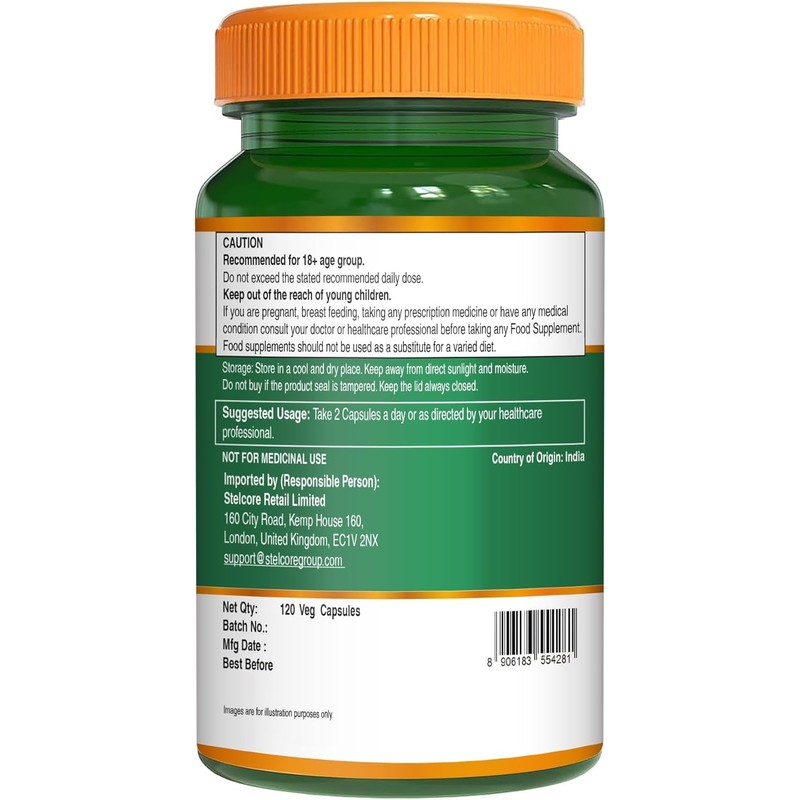 Pure Nutrition Potassium Citrate 800mg | 120 Caps | Support
