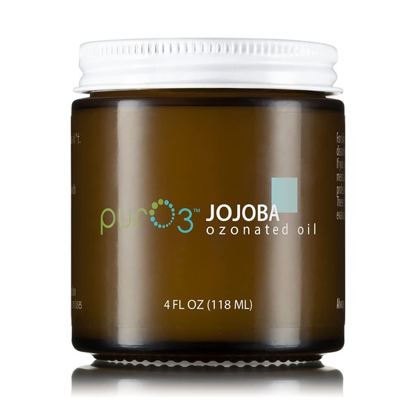 Pur O3 Ozonated Jojoba Oil - 4 Ounce - Glass Jars