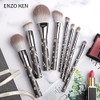 ENZO KEN Juego de Brochas de Maquillaje Profesional de Pelo